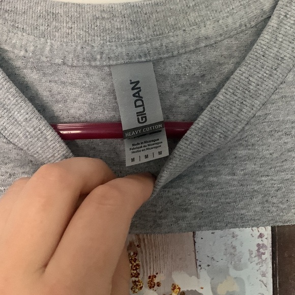 Gray Tee sunflower cow skull shirt🌻 - Picture 2 of 2